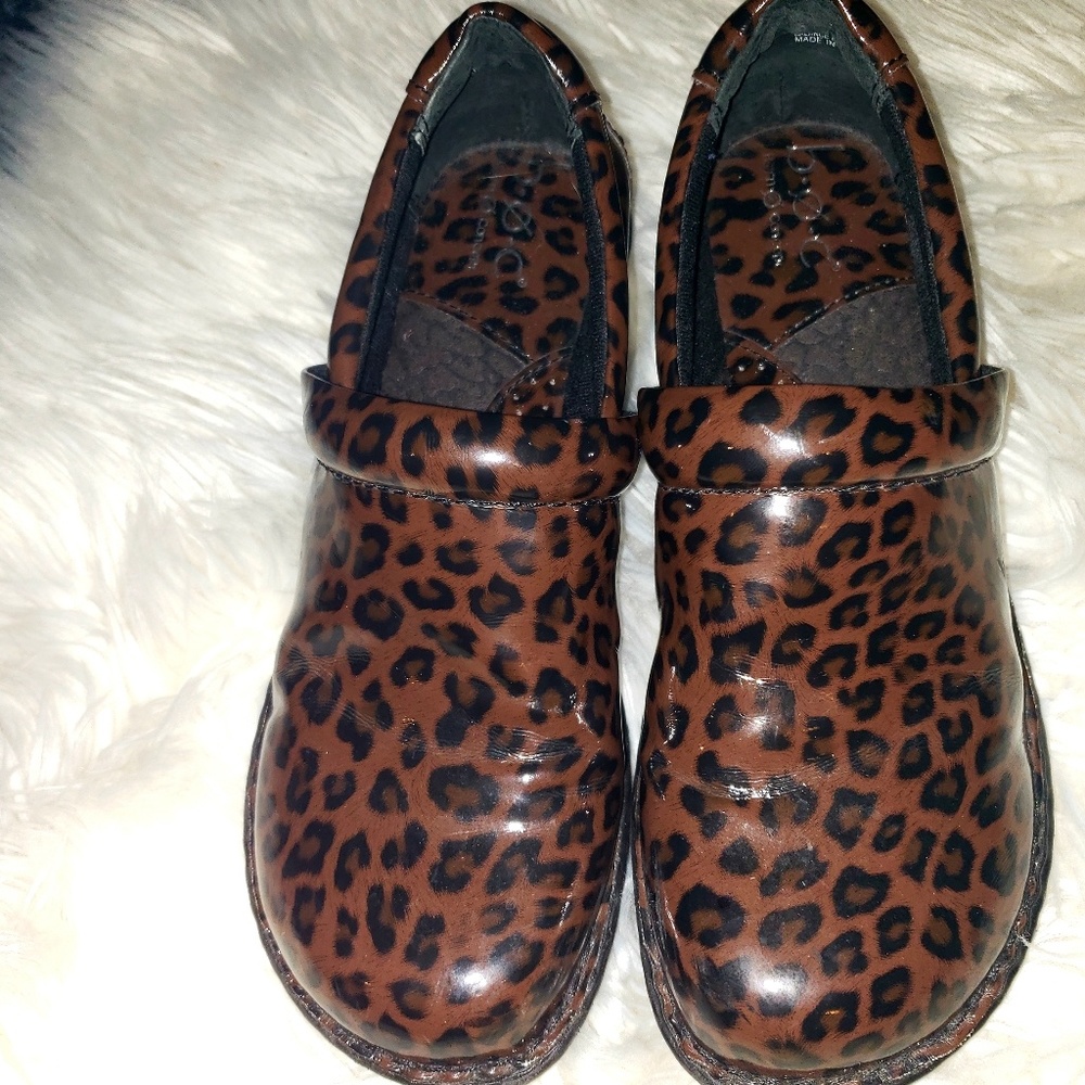 Boc clog shoes leopard